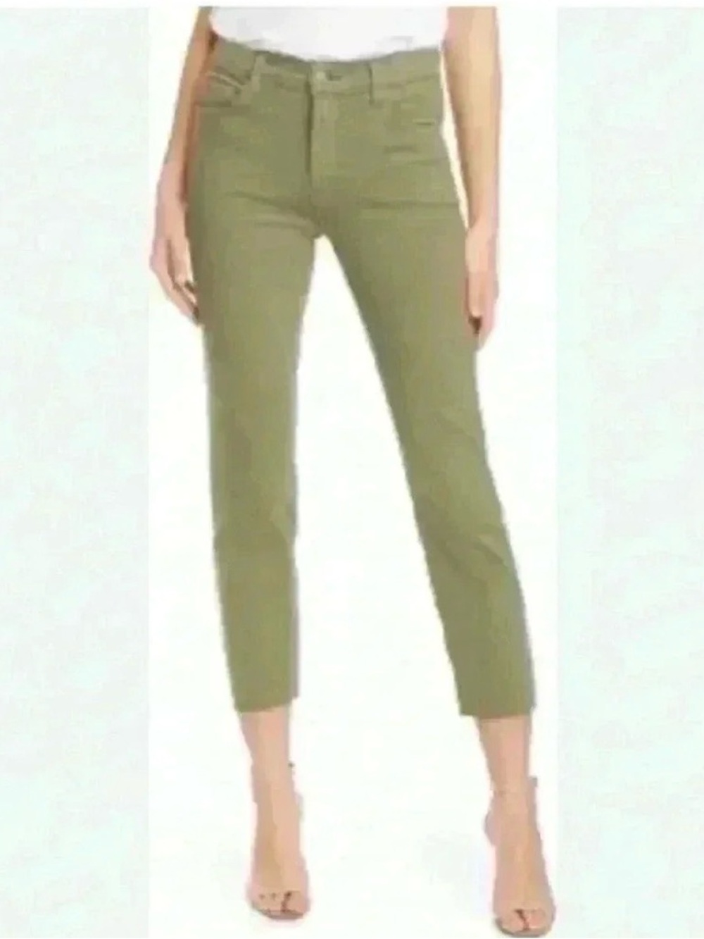 L'AGENCE Sada Ankle Slim Jeans Green